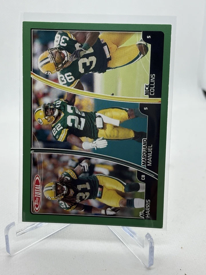 2007 Topps Total - Nick Collins, Al Harris, Marquand Manuel #125 Packers - Image 1 of 1