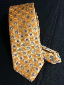 Daniel Cremieux Signature Selection Krawatte Orange 100% Seide - Bild 1 von 9