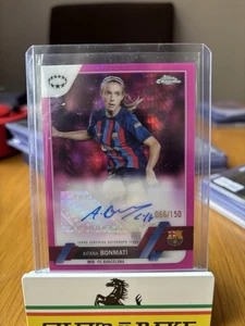 2022-23 Topps Chrome UEFA Women's Champions League - Auto Aitana Bonmati /150 - Bild 1 von 3