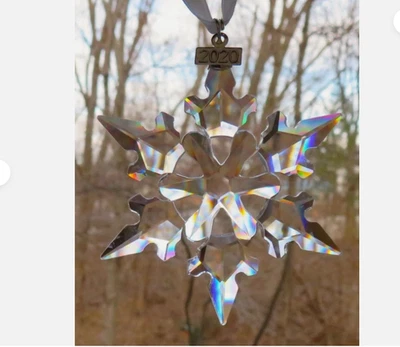 2020 SWAROVSKI Crystal Annual Snowflake Christmas Ornament 5511041 New In Box - Image 1 of 4