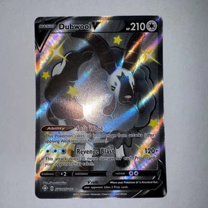DUBWOOL V SV120/SV122 SHINING FATES FULL ART POKEMON TCG NM - Picture 1 of 2