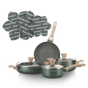 KASANOVA Batteria pentole antiaderenti 10 pezzi Cooking Therapy - Foto 1 di 7