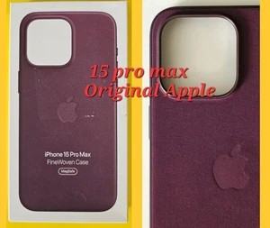 Apple iPhone 15 Pro Max FineWoven Case with MagSafe - Mulberry MT4X3ZM/A - Picture 1 of 4