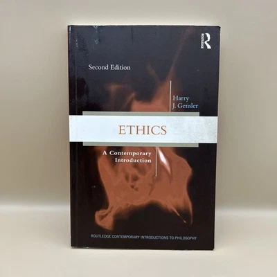 Ethics A Contemporary Introductions Harry J Gensler 2nd Edition Paperback Book Foto 1 de 4