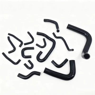 Manguera de refrigerante de radiador de silicona para camioneta Toyota 4Runner 3,0 L V6 1990-1995 negra Foto 1 de 4