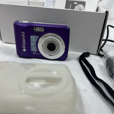 Polaroid I834 8.0 MP Digital Camera - Purple - Image 1 of 4