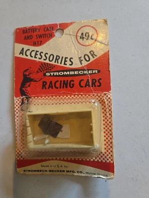 De colección - Strombecker Racing H17 Estuche de Batería e Interruptor Kits Modelo Motorizado/Coche Ranura Foto 1 de 4