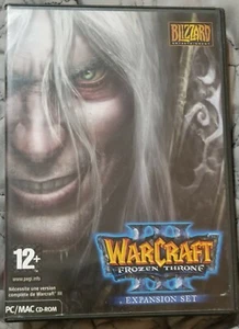 WarCraft 3 Expansión Set Frozen Throne PC Juego Blizzard Versión Francesa Muy Bueno - Imagen 1 de 3