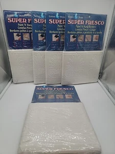 5 VTG NOS Super Fresco Paint Hang Border Gothic 6.9”x 5yds Graham Brown 93077 - Picture 1 of 8