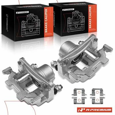 A-Premium 2x Disc Brake Caliper w/ Bracket Rear Side for Infiniti EX35 2008-2012 - Image 1 of 4
