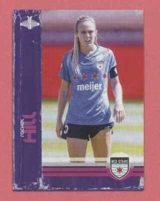 Rachel Hill 2021 Parkside NWSL VINTAGE INSERT Card #V14 CHICAGO RED STARS - Image 1 of 2