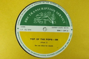 BBC 268 Transcription Disc TOP POPS Led Zeppelin Marmalade Manfred Mann - Picture 1 of 7