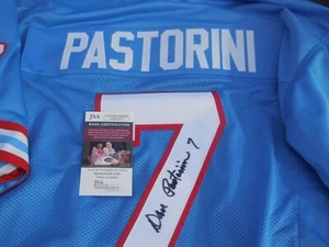 Dan Pastorini signed Houston Oilers jersey JSA COA - Picture 1 of 3