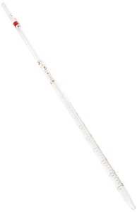 B00DQKJFD4 5ML CERTIFIED LABORATORY GLASS GRADUATED PIPETTE - Picture 1 of 1
