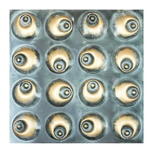 Chalk painted ceiling tiles Metalize wall panels PLM102 Bluish gold 10pcs - Picture 1 of 19