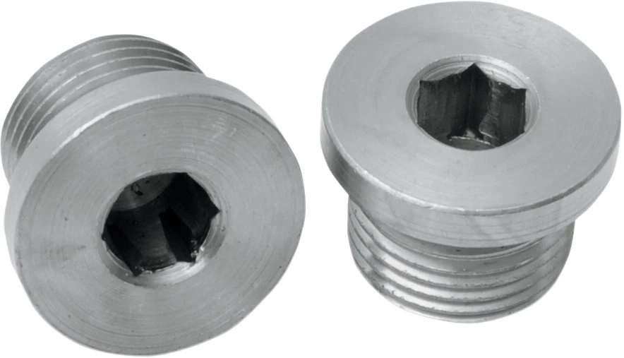 Enchufes de puerto sensor O2 de escape cromados Bassani de 18 mm para Harley Davidson 1861-0790 Foto 1 de 1