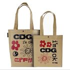 SET OF  2 BAGS Comme des Garcons Emoji SHIRT Tote ShoulderBag New (CPFM, CDG)