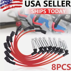 PERFORMANCE Spark Plug Wires For CHEVY GMC 1999-2006 LS VORTEC 4.8L 5.3L 6.0L - Foto 1 di 10