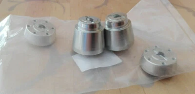 4PCS RC 1/10 Metal Wheel Hex Hubs for Axial Yeti, Bomber, Wraith 22mm + 8,4mm - Immagine 1 di 3