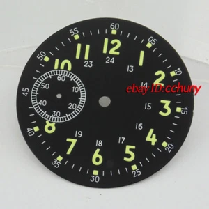 39mm Corgeut Black Dial watch kit fit Seagull st36 movement eta 6497 watch P529 - Picture 1 of 3