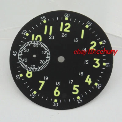39mm Corgeut Black Dial watch kit fit Seagull st36 movement eta 6497 watch P529 - Image 1 of 3