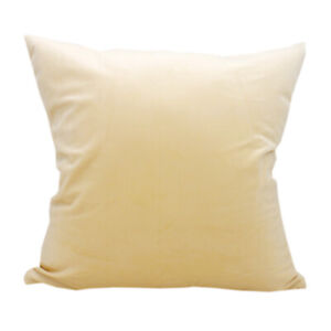 CURCYA Velvet Throw Pillow Cover Solid Plain Sofa Pillows Cushion Case Big Large