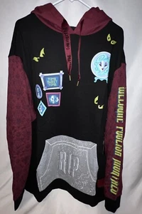 Loungefly Disney Haunted Mansion Unisex Glow In The Dark Hoodie XL Limited Ed!! - Picture 1 of 11