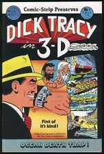 Dick Tracy 3-D Comic + 3D Glasses Blackthorne 1986 Third Dimension Chester Gould