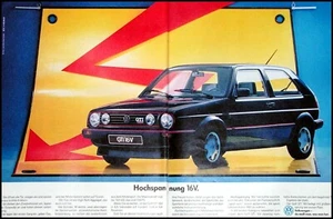 VW Golf 2, Originale Werbung aus 1987.....Golf  GTI 16V  - Picture 1 of 1