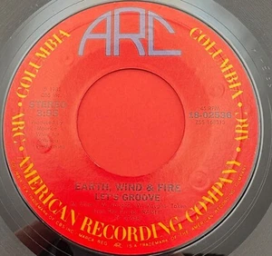 Earth Wind & Fire Lets Groove / Instrumental 45 Vinyl 80er Funk Soul ARC sehr guter Zustand + - Bild 1 von 6