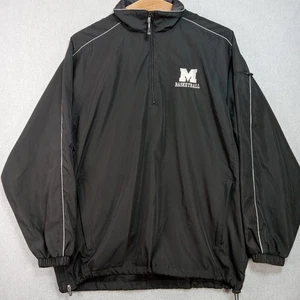 Mercer Bears XL Basketball Pullover Jacke schwarz Team Windbreaker Game Day Issue - Bild 1 von 15