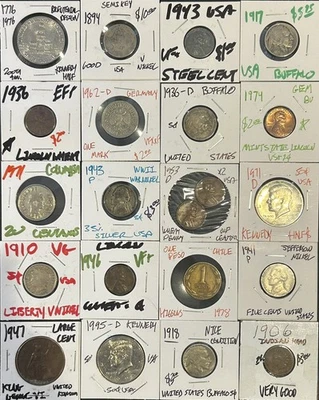 ESTATE LOT FULL US Coin Collection Buffalos,Indian Head,Silver,1800s,V Nickels - Image 1 of 4