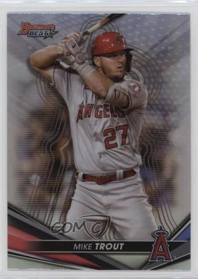2022 Bowman's Best Refractor Mike Trout #14 - Image 1 of 2