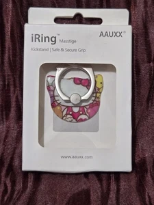 HELLO KITTY CELL PHONE SMARTPHONE RING HOLDER, FOR FINGER & USE AS STAND. RED - Picture 1 of 3