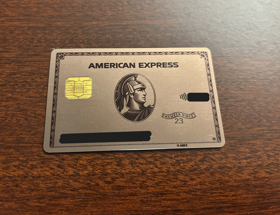 Nueva tarjeta de metal LIMITADA American Express ORO ROSA. Cancelado. ¡Coleccionable! Foto 1 de 1