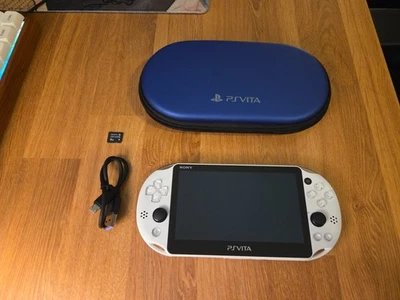 Sony PS Vita PCH-2000 Slim White + Charger GREAT CONDITION US SELLER - Image 1 of 4