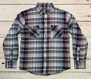 NWT Arizona Jeans Indigo West Red Long Sleeve Plaid Button Down Men’s Sz M - Picture 1 of 11