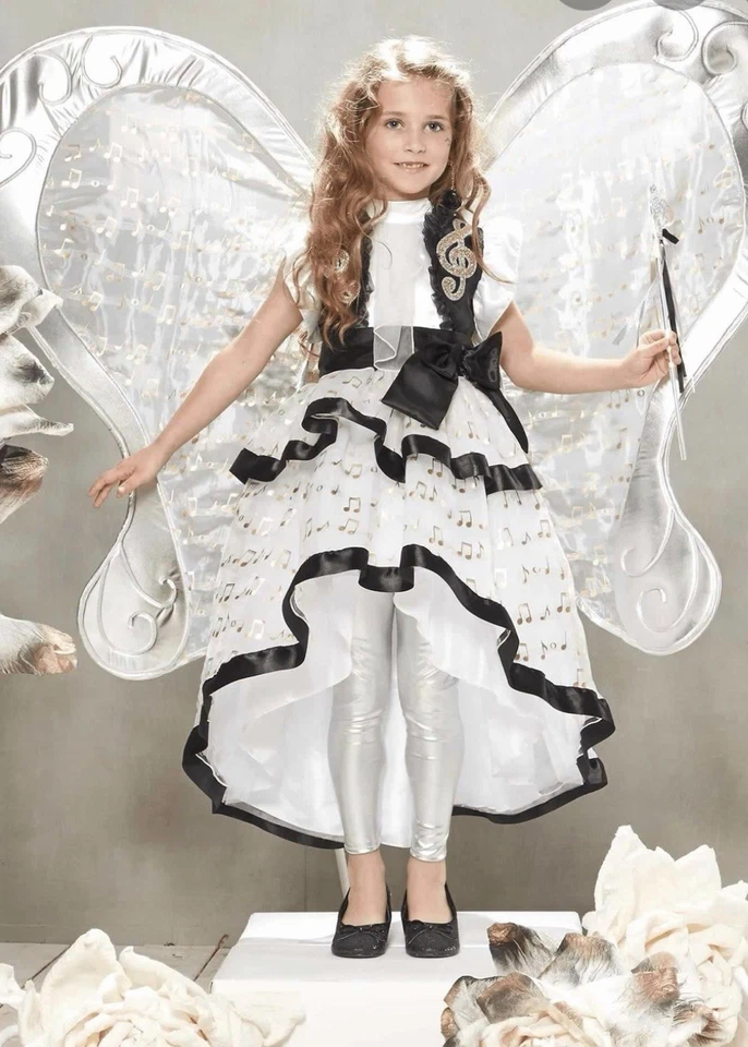 Chasing Fireflies Wishcraft Music Fairy Dress Wings Costume Size 14 EUC Girls - Image 1 of 1