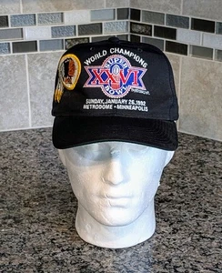 Cappello snapback Washington Redskins vintage 1992 World Champs nuova era squadra NFL raro - Foto 1 di 9