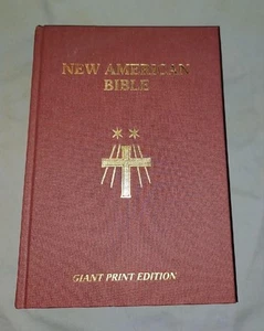 New American Bible - St Joseph Edition - Giant Print - Hardcover - Catholic Book - Imagen 1 de 12
