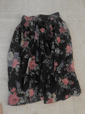 RARA Falda Columpio Vacaciones Vixen por Micheline Pitt Negra en Rojo/Azul Rosa M Foto 1 de 4