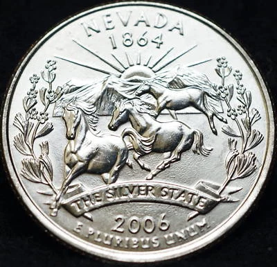 2006 D Nevada State BU Washington Quarter  - Image 1 of 2