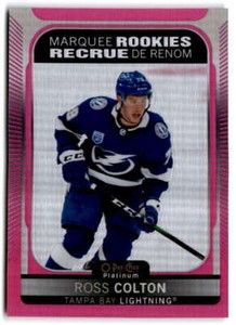 2021-22 O-Pee-Chee Platinum Matte Pink #214 Ross Colton  RC Tampa Bay Lightning