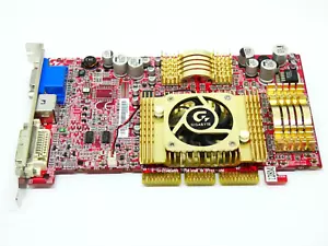 GIGABYTE AFS4GD MAYA Radeon 9000 PRO 128MB DDR AGP PC GraphicVGA Card - AGP Slot - Picture 1 of 2