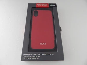 Tumi Original Coated Canvas Co-Mold Case für iPhone X XS Rot Neu - Bild 1 von 1