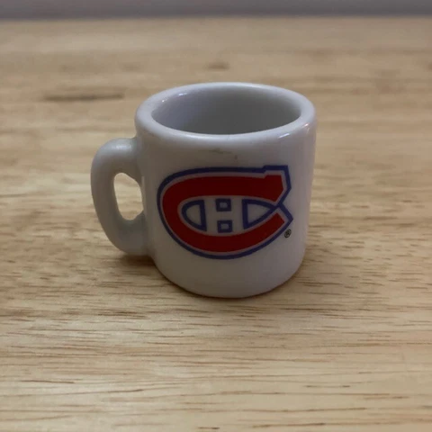 MONTREAL CANADIENS Logo NHL "Cup Crazy" Commemorative Team 1.25" Mini Mug Cover
