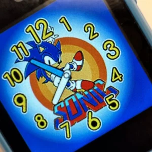 Sega Sonic The Hedgehog Interactive Kid's Watch Blue Accutime Camera Games Video - Picture 1 of 12