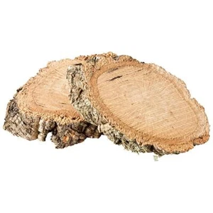2 Baumscheiben | Natur-Kork der Kork-Eiche | Kork-Baum | Kork-Rinde | 2 Stk. - Bild 1 von 14