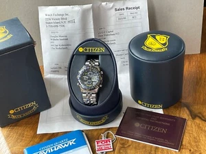 Citizen Promaster Navihawk Blue Angels watch C300 Q00842 HST Box and papers - Picture 1 of 6