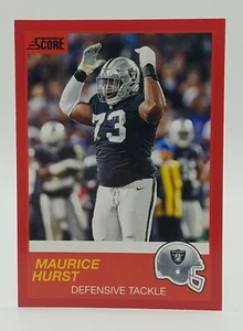 2019 Score Maurice Hurst Red Parallel #36 Oakland Raiders 🔥🔥 - Picture 1 of 2